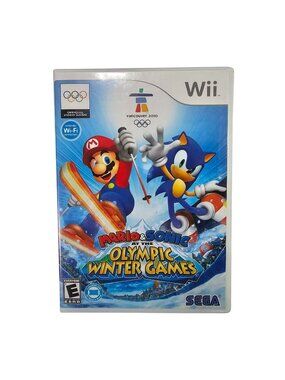 Mario & Sonic At The Olympic Winter Games (Nintendo Wii, 2009) No Manual TESTED